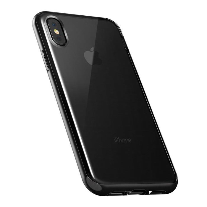 Чехол накладка VRS Design Crystal Bumper Case для iPhone X Черный - Изображение 114671