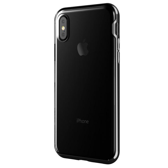 Чехол накладка VRS Design Crystal Bumper Case для iPhone X Черный - Изображение 114674