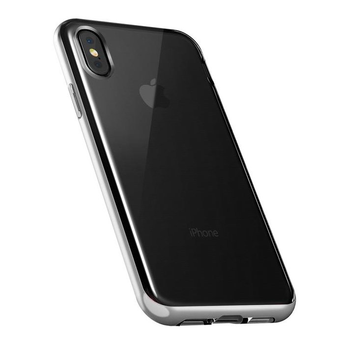 Чехол накладка VRS Design Crystal Bumper Case для iPhone X Серебро - Изображение 114722