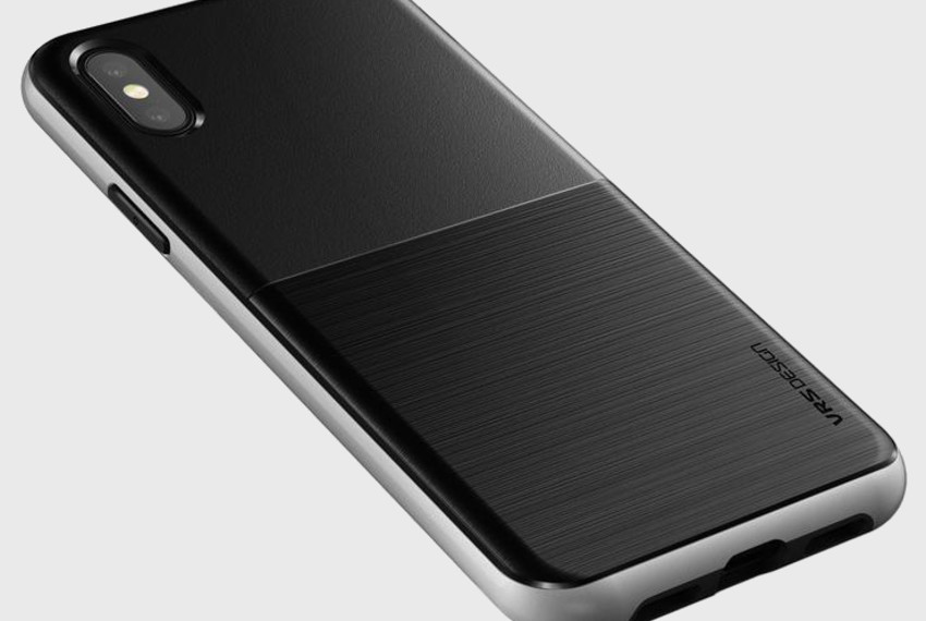 Чехол накладка VRS Design High Pro Shield для iPhone Xs Черно-Серый