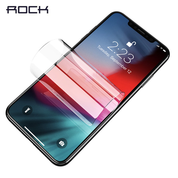 Защитная пленка Rock Hydrogel Screen Protector 0.18mm для iPhone XR Прозрачная - Изображение 116622