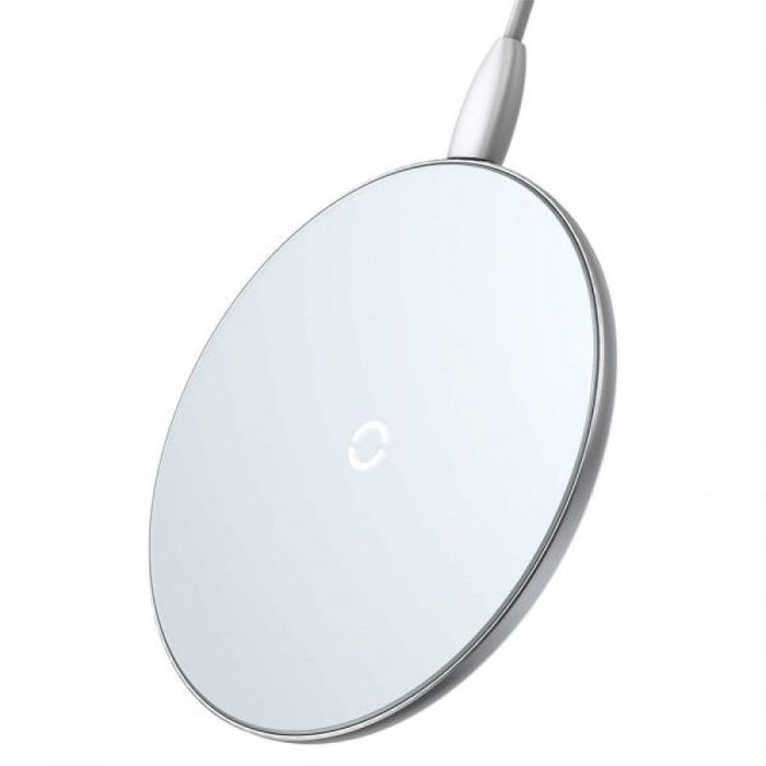 Беспроводная зарядка Baseus Simple Wireless Charger Белая - Изображение 116791