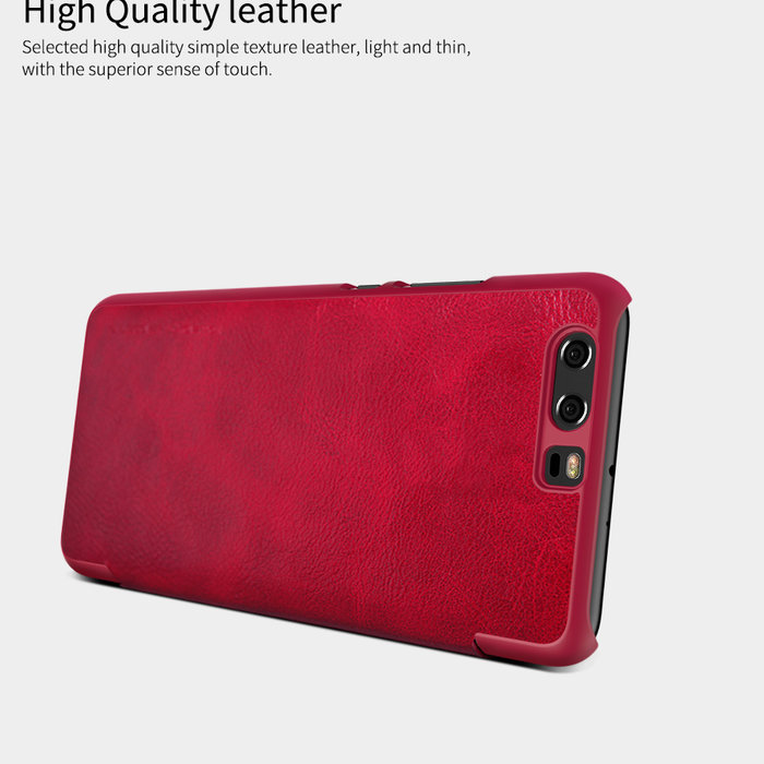 Чехол книжка Nillkin Qin Leather Case для Huawei P10 Красный - Изображение 102029