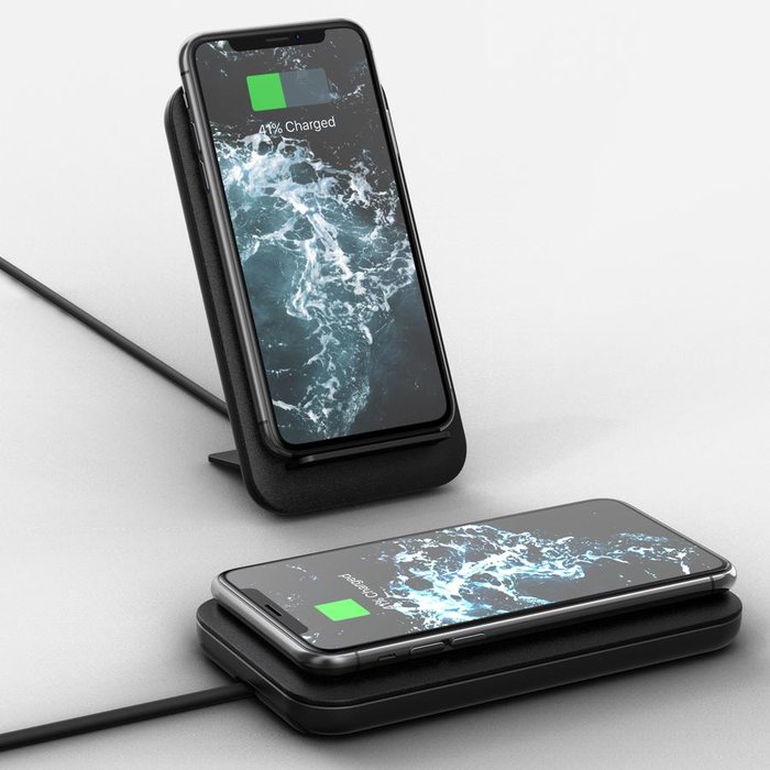 Беспроводное зарядное устройство для телефона Nomad Wireless Stand Черное - Изображение 119140