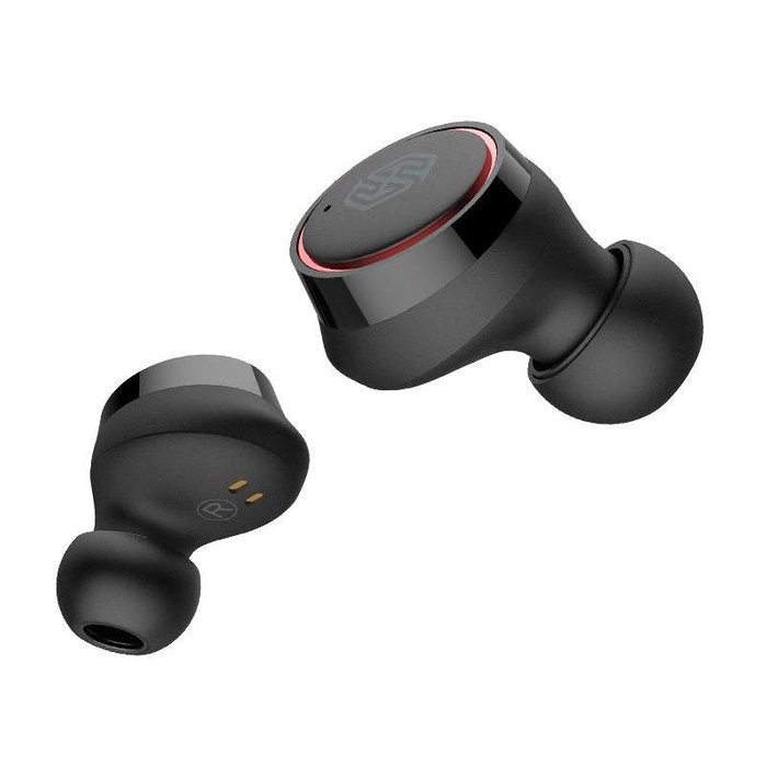 Беспроводные вакуумные Bluetooth наушники с микрофоном Nillkin Liberty TWS Чёрно-красные - Изображение 119264