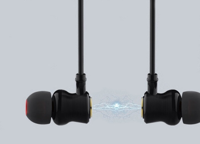 Беспроводные вакуумные Bluetooth наушники с микрофоном Nillkin Soulmate Neckband Чёрные - Изображение 119296