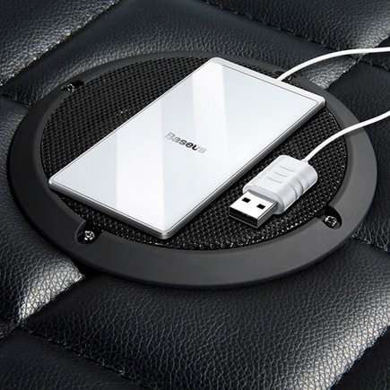 Беспроводная зарядка для телефона Baseus Card Ultra-thin 15 Вт Белая - Изображение 119505