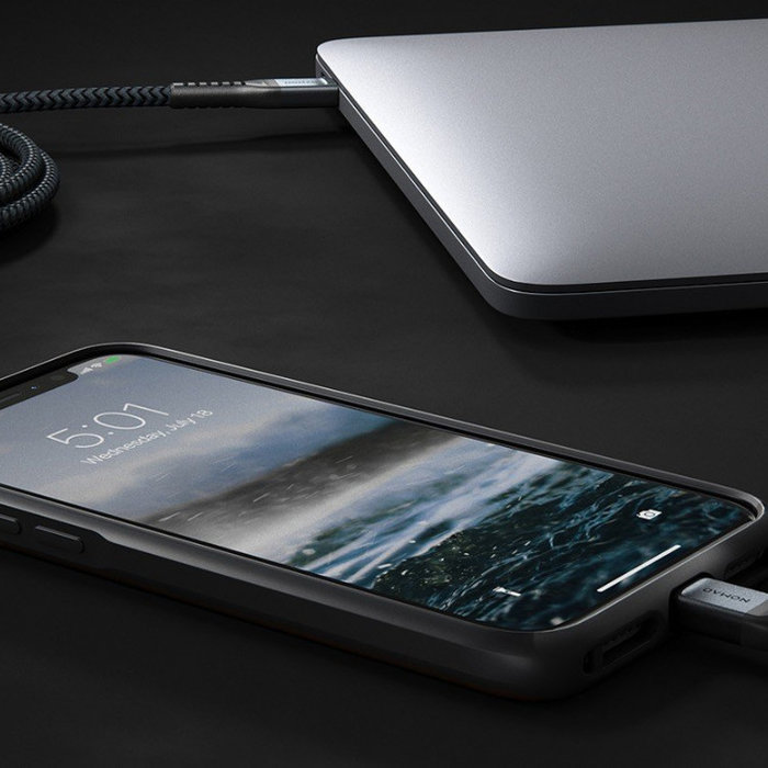 Кожаный чехол накладка Nomad Rugged Case для iPhone 11 Коричневый - Изображение 119636