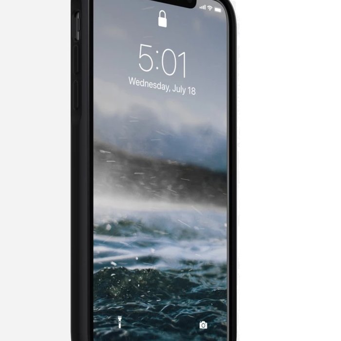 Кожаный чехол накладка Nomad Rugged Case для iPhone 11 Черный - Изображение 119756