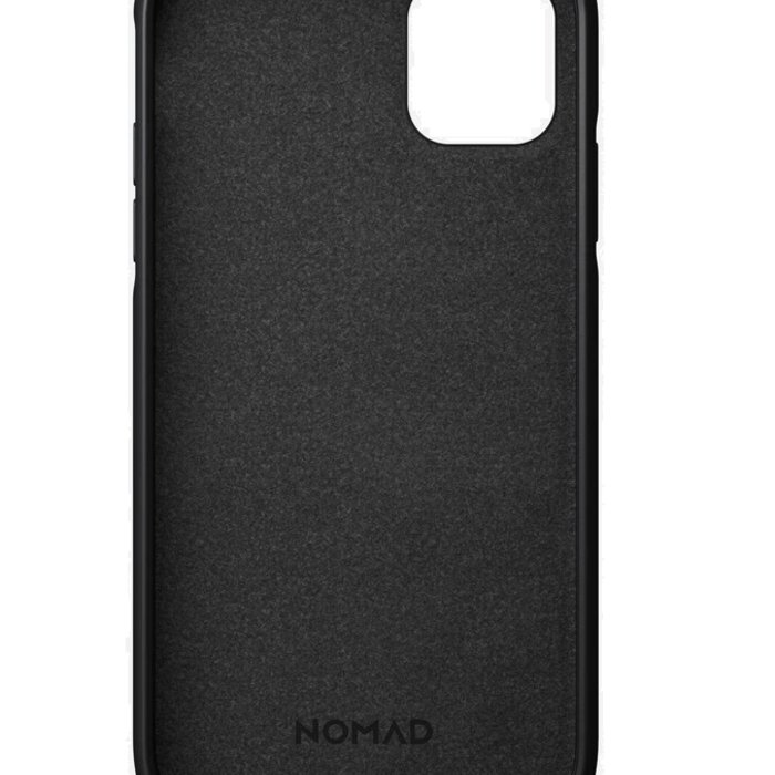 Кожаный чехол накладка Nomad Rugged Case для iPhone 11 Черный - Изображение 119762