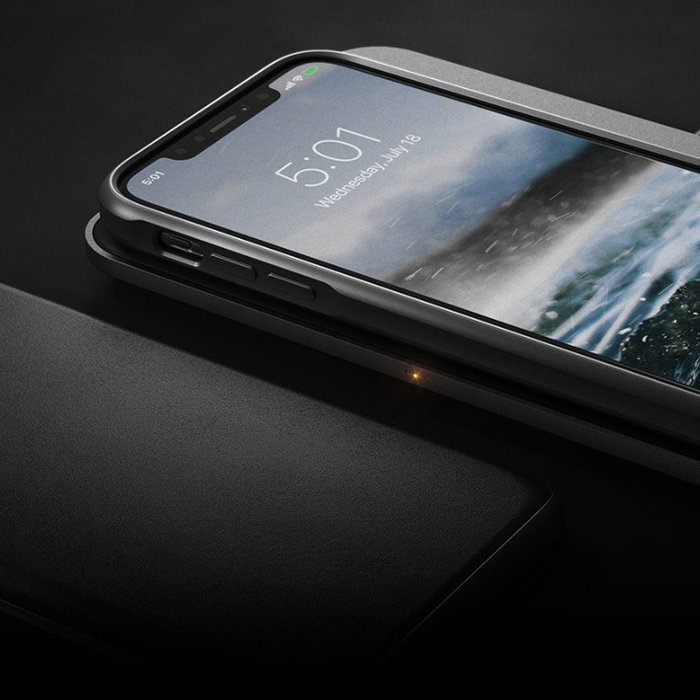 Кожаный чехол накладка Nomad Rugged Case для iPhone 11 Черный - Изображение 119616