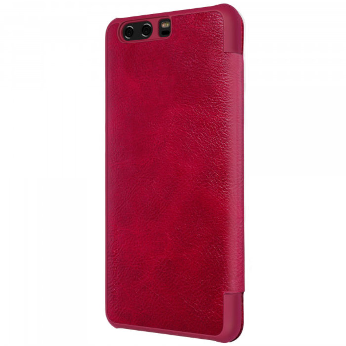 Чехол книжка Nillkin Qin Leather Case для Huawei P10 Красный - Изображение 102020