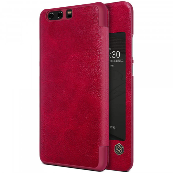 Чехол книжка Nillkin Qin Leather Case для Huawei P10 Красный - Изображение 102026