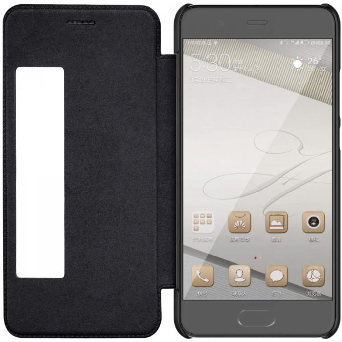 Чехол книжка Nillkin Qin Leather Case для Huawei P10 Черный - Изображение 101969