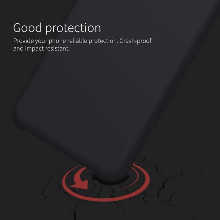 Чехол накладка Nillkin Flex Case для Huawei P20 Черный - Изображение 102269