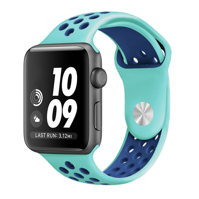 Ремешок спортивный Dot Style для Apple Watch 42mm Голубой-Синий - Изображение 10479
