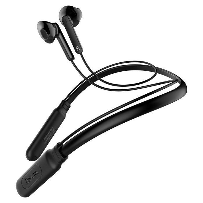 Беспроводные Bluetooth наушники вкладыши c микрофоном Baseus Encok Neck Hung S16 Черные - Изображение 33101