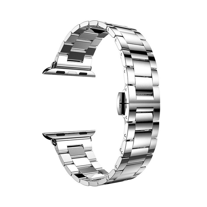 Браслет стальной HOCO Slim-Fit Steel 3 для Apple Watch 2 / 1 (42мм) Серебро - Изображение 11293