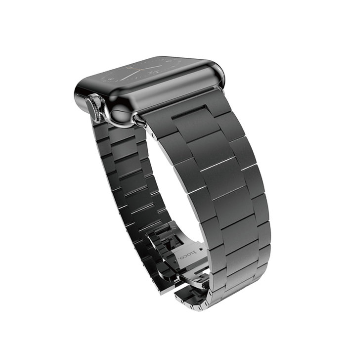 Браслет стальной HOCO Slim-Fit Steel 3 для Apple Watch 2 / 1 (42мм) Графитовый - Изображение 11299