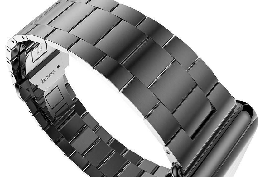 Браслет стальной HOCO Slim-Fit Steel 3 для Apple Watch 2 / 1 (42мм) Графитовый