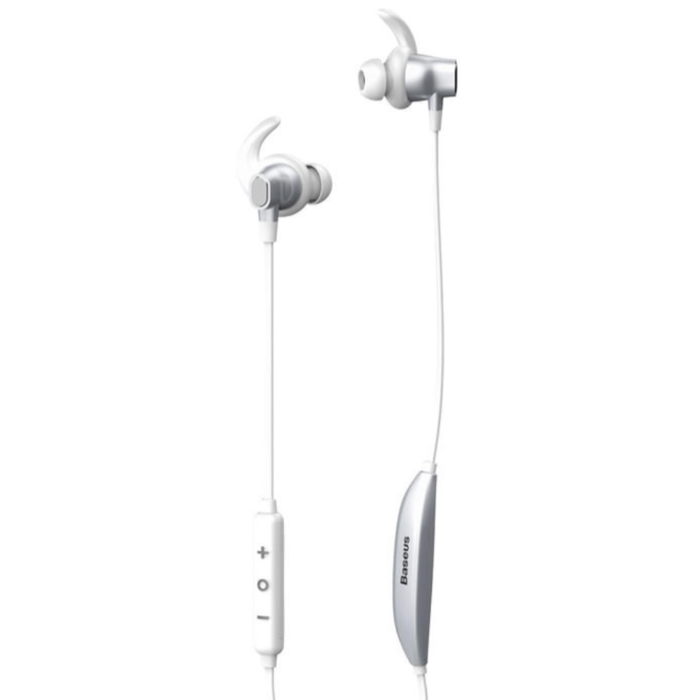 Беспроводные вакуумные Bluetooth наушники для спорта с микрофоном Baseus Encok S03 - Белые - Изображение 33523