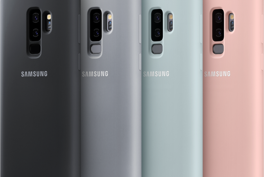 Силиконовый чехол для Samsung Galaxy S9 Plus Silicone  Cover Черный