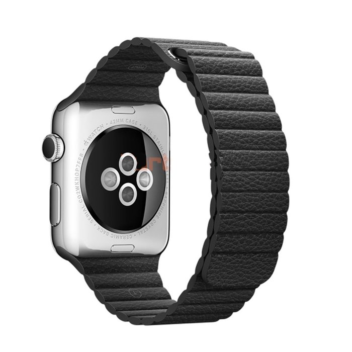 Ремешок кожаный для Apple Watch 2 / 1 (38мм) Черный - Изображение 10031