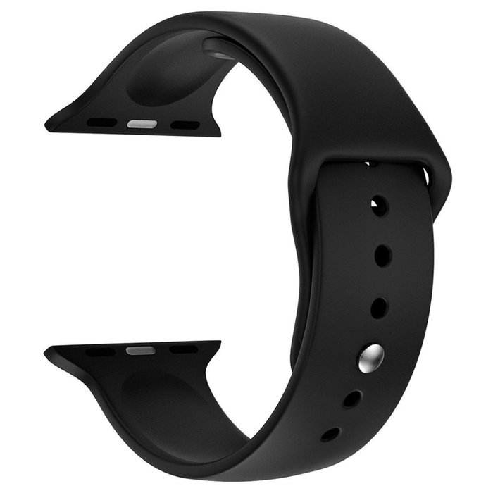 Ремешок силиконовый Special Case для Apple Watch 2 / 1 (38мм) Черный S/M/L 4 - Изображение 10113