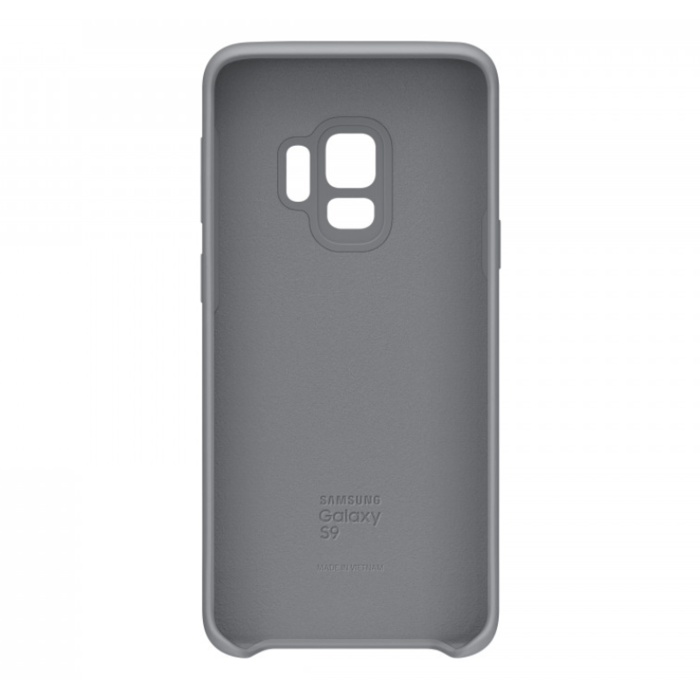 Силиконовый чехол накладка для Samsung Galaxy S9 Silicone Сover Серый - Изображение 32441