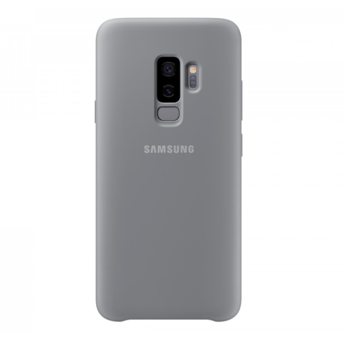 Силиконовый чехол для Samsung Galaxy S9 Plus Silicone Сover Серый - Изображение 32533