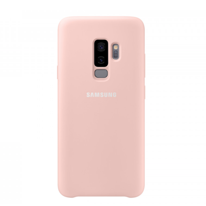 Силиконовый чехол для Samsung Galaxy S9 Plus Silicone Сover Розовый - Изображение 32569