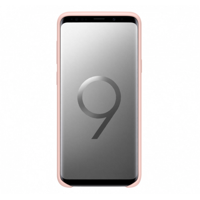 Силиконовый чехол для Samsung Galaxy S9 Plus Silicone Сover Розовый - Изображение 32571