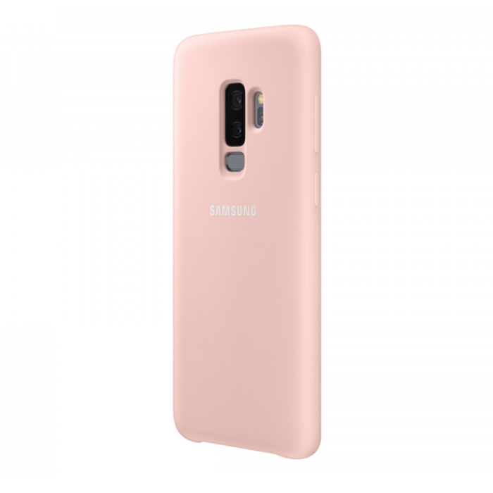 Силиконовый чехол для Samsung Galaxy S9 Plus Silicone Сover Розовый - Изображение 32573