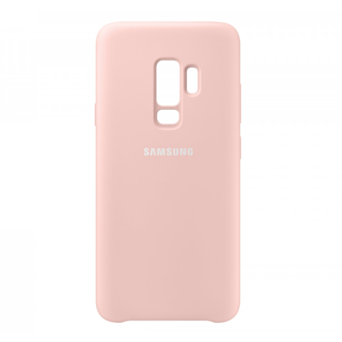 Силиконовый чехол для Samsung Galaxy S9 Plus Silicone Сover Розовый - Изображение 32575