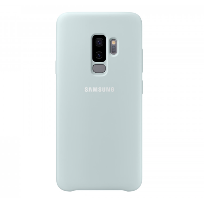 Силиконовый чехол для Samsung Galaxy S9 Plus Silicone Сover Голубой - Изображение 32581