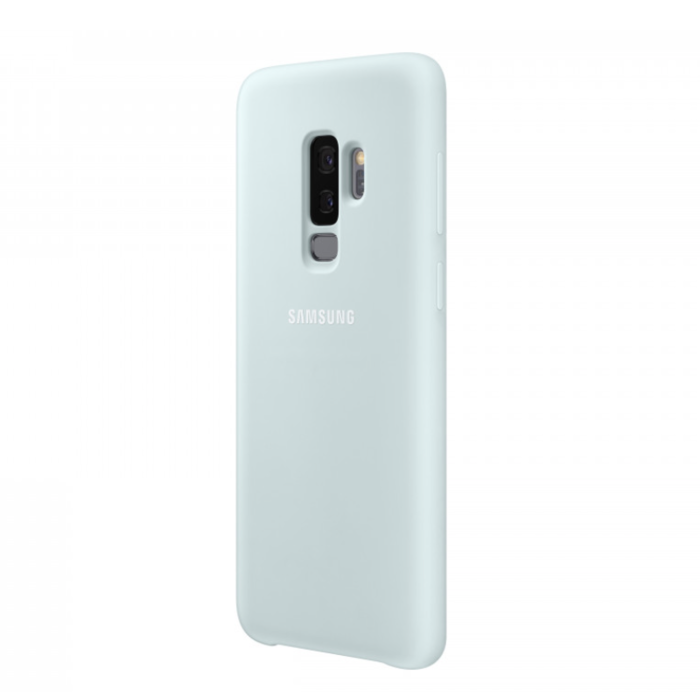 Силиконовый чехол для Samsung Galaxy S9 Plus Silicone Сover Голубой - Изображение 32585