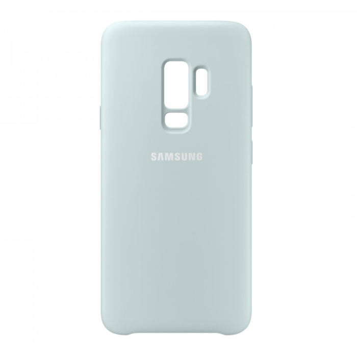 Силиконовый чехол для Samsung Galaxy S9 Plus Silicone Сover Голубой - Изображение 32587