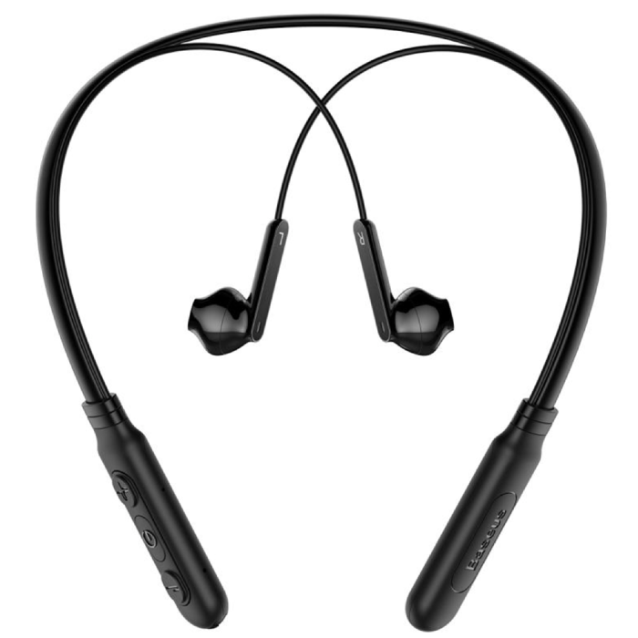Беспроводные Bluetooth наушники вкладыши c микрофоном Baseus Encok Neck Hung S16 Черные - Изображение 33097