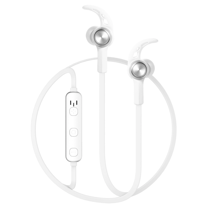 Беспроводные вакуумные Bluetooth наушники для спорта с микрофоном Baseus Encok B11 - Белые - Изображение 33549