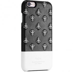 Чехол накладка Kajsa Anchor для iPhone 6 Plus / 6S Plus Черный