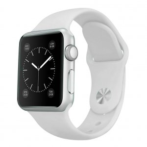 Ремешок силиконовый Special Case для Apple Watch 2 / 1 (38мм) Белый S/M/L 4