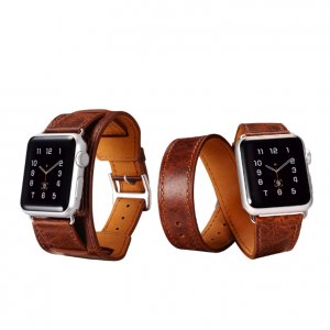 Набор ремешков iCarer Quadri-Watchband для Apple Watch 2 / 1 (42mm) Темно-Коричневый