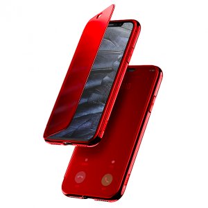 Чехол книжка Baseus Touchable Case для iPhone X Красный