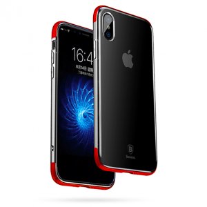 Чехол накладка Baseus Armor Case For iPhone X Красный