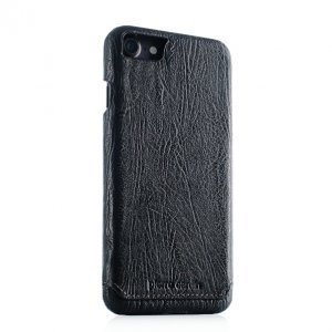Кожаный чехол накладка Pierre Cardin для iPhone 8 Черный