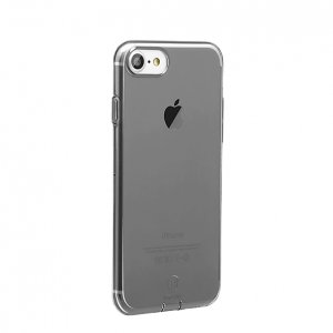 Силиконовый чехол накладка Baseus Simple для iPhone 8 Серый