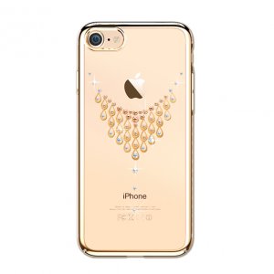 Чехол накладка Swarovski Kingxbar Starry Sky Gold Dew для iPhone 7 Золото