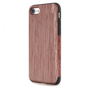 Деревянный чехол накладка Rock Origin Sandal Wood для iPhone 8 Розовое дерево