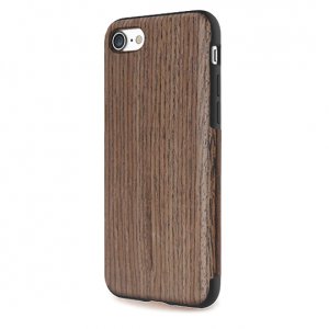 Деревянный чехол накладка Rock Origin Black Rose Wood для iPhone 7 Темно-коричневый