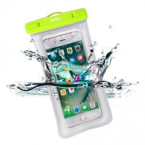 Водонепроницаемый чехол Rock Waterproof Phone Case Fluorescent Зеленый
